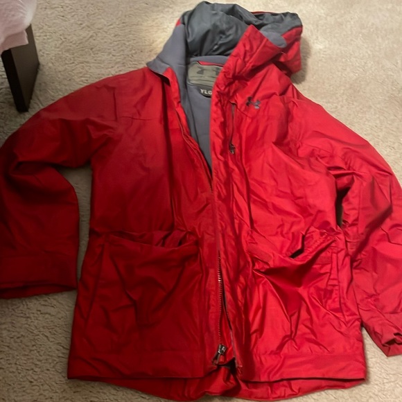 Under armour youth large hooded coat
